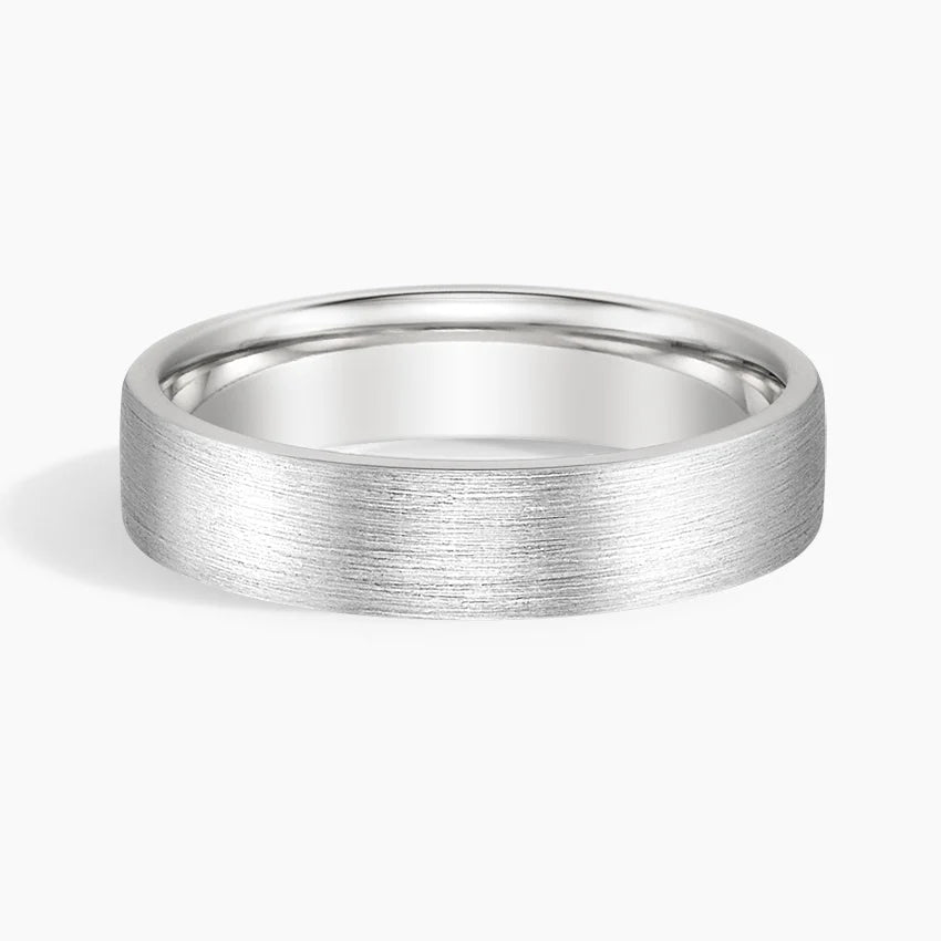 Equinox 5mm Wedding Band in 18K White Gold – Inclusive Ring for Every Couple