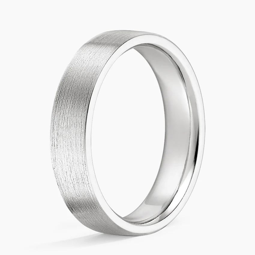 Equinox 5mm Wedding Band in 18K White Gold – Inclusive Ring for Every Couple